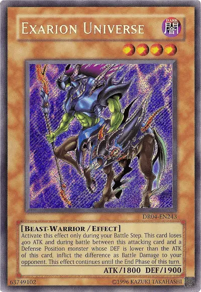 Exarion Universe [DR04-EN243] Secret Rare - Doe's Cards