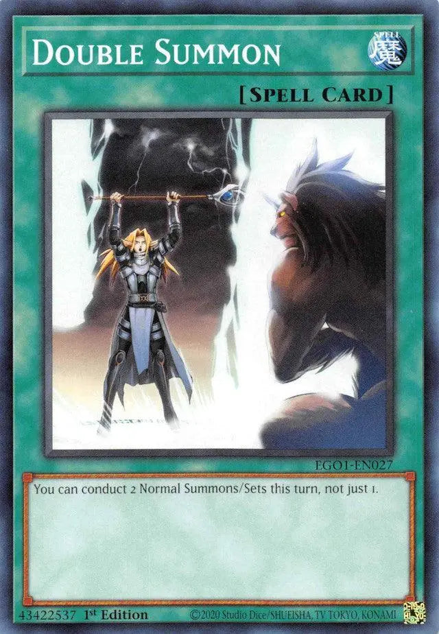 Double Summon [EGO1-EN027] Common - Doe's Cards