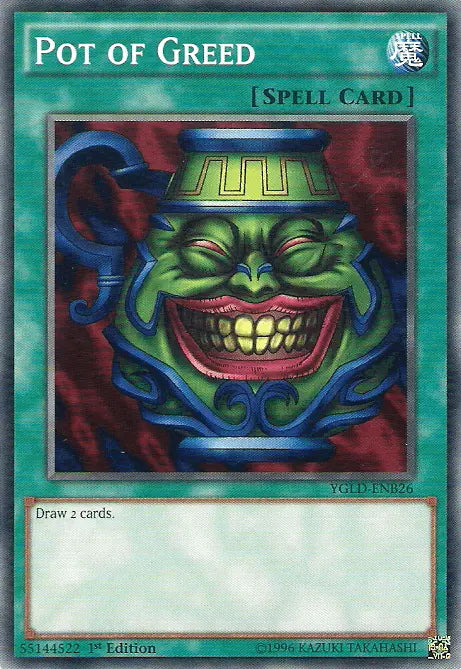 Pot of Greed [YGLD-ENB26] Common - Doe's Cards