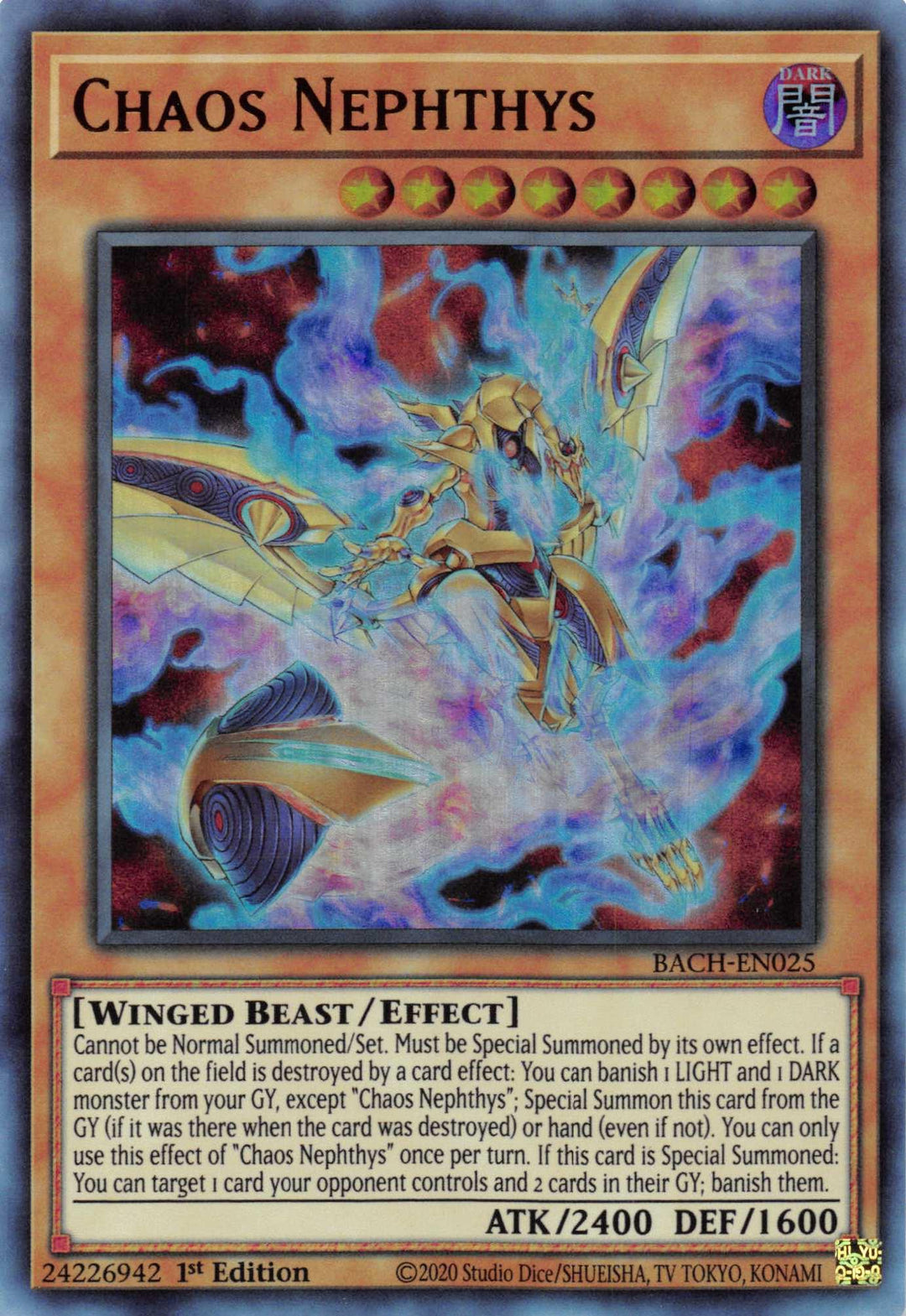 Chaos Nephthys [BACH-EN025] Ultra Rare - Doe's Cards