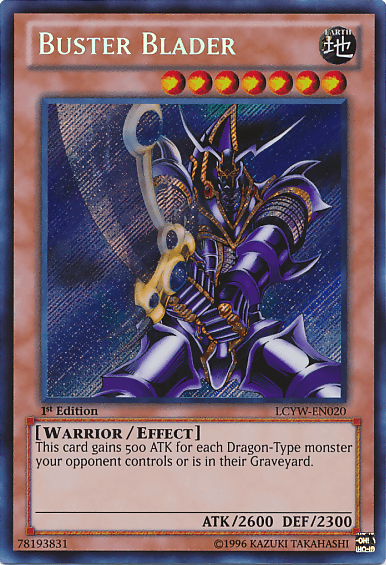 Buster Blader [LCYW-EN020] Secret Rare - Doe's Cards