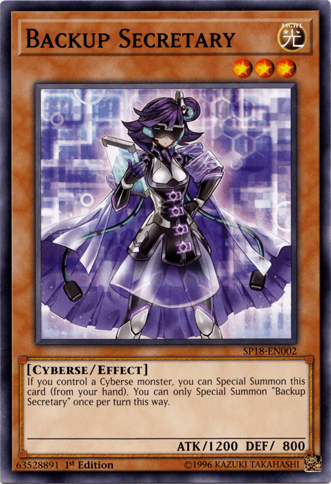 Backup Secretary [SP18-EN002] Common - Doe's Cards