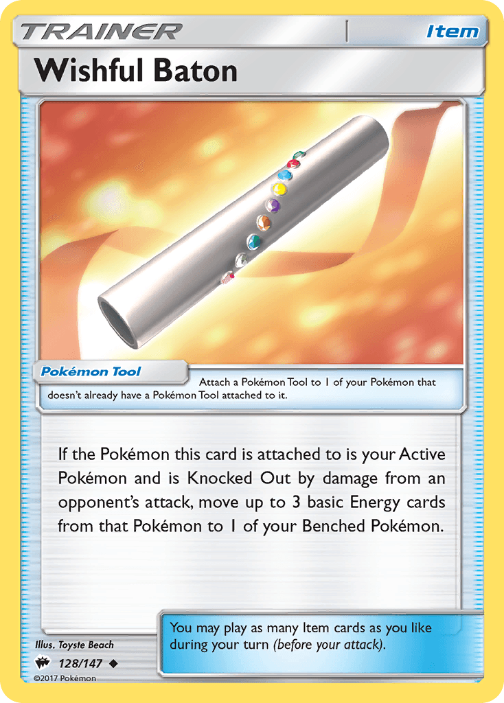 Wishful Baton (128/147) [Sun & Moon: Burning Shadows] - Doe's Cards