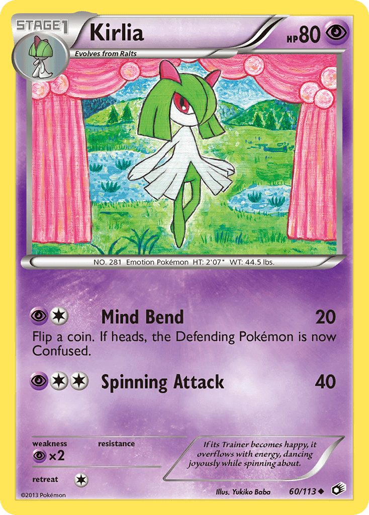 Kirlia (60/113) [Black & White: Legendary Treasures] - Doe's Cards