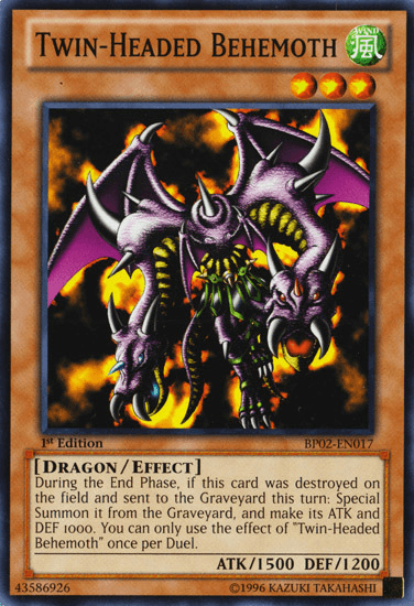 Twin-Headed Behemoth [BP02-EN017] Common - Doe's Cards