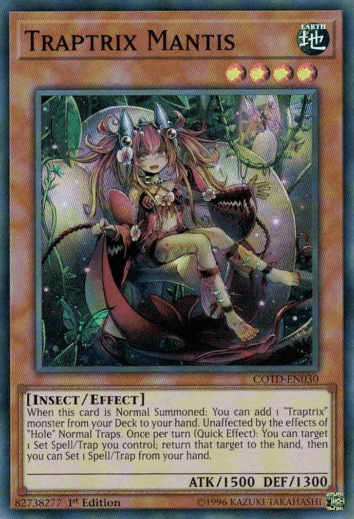 Traptrix Mantis [COTD-EN030] Super Rare - Doe's Cards