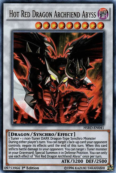 Hot Red Dragon Archfiend Abyss [HSRD-EN041] Ultra Rare - Doe's Cards