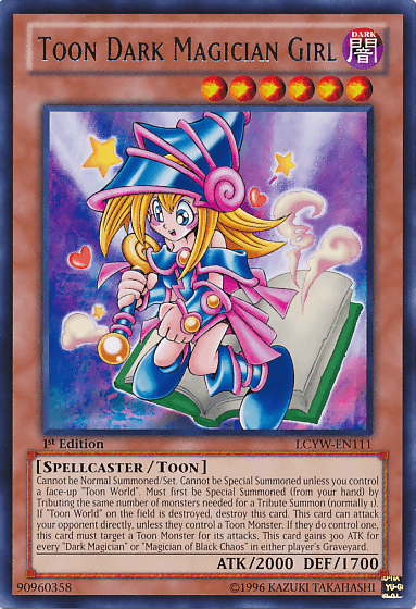 Toon Dark Magician Girl [LCYW-EN111] Rare - Doe's Cards