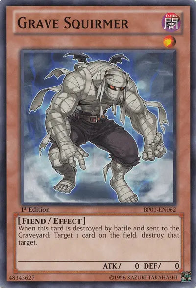 Grave Squirmer [BP01-EN062] Common - Doe's Cards