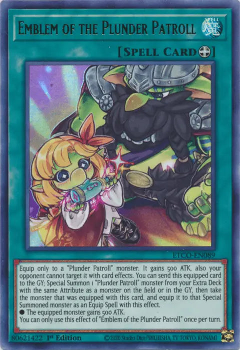 Emblem of the Plunder Patroll [ETCO-EN089] Ultra Rare - Doe's Cards