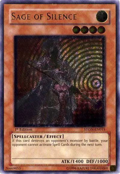 Sage of Silence [STON-EN015] Ultimate Rare - Doe's Cards