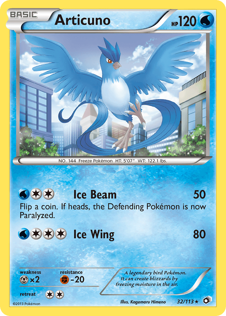 Articuno (32/113) [Black & White: Legendary Treasures] - Doe's Cards