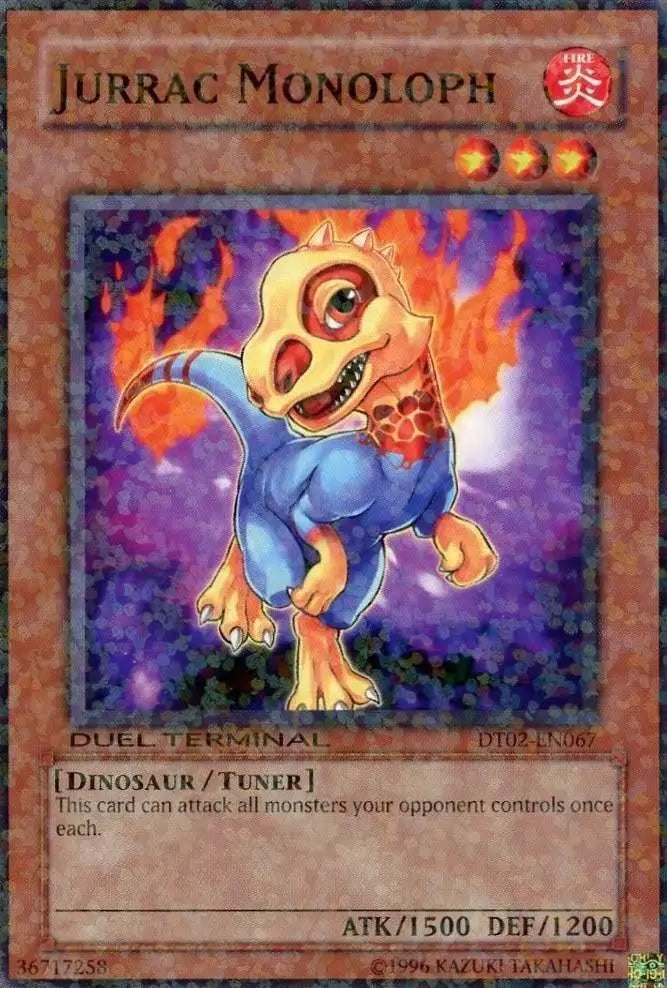 Jurrac Monoloph [DT02-EN067] Common - Doe's Cards