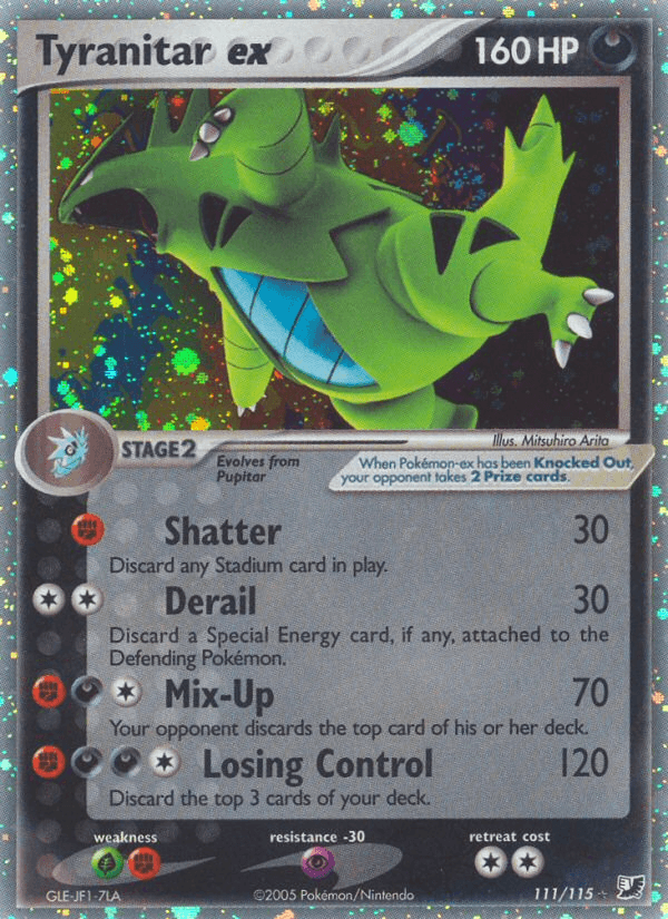 Tyranitar ex (111/115) [EX: Unseen Forces] - Doe's Cards