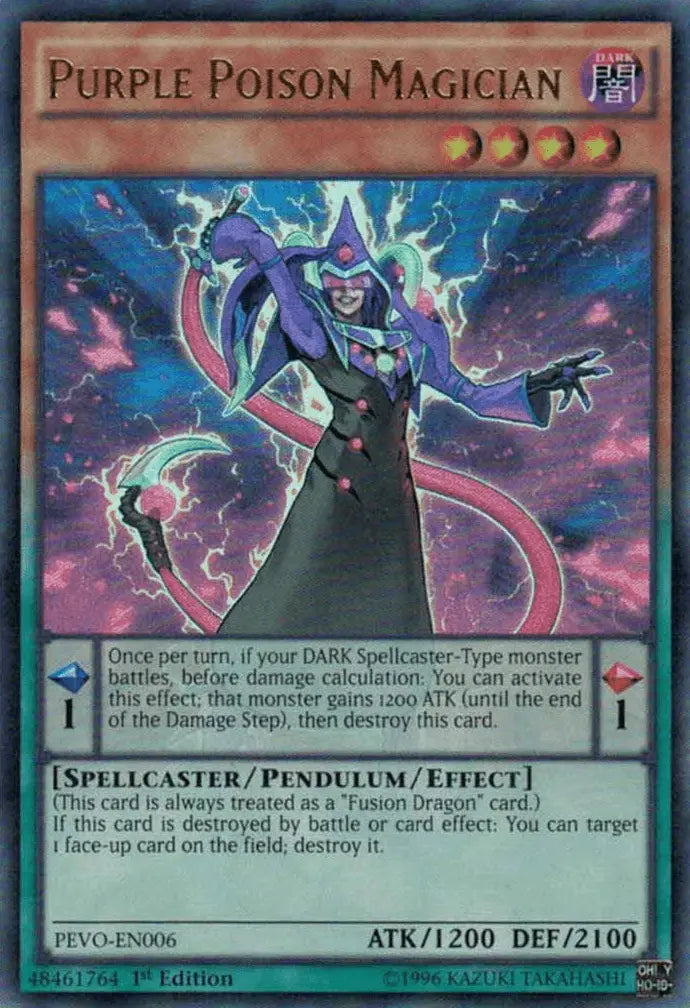 Purple Poison Magician [PEVO-EN006] Ultra Rare - Doe's Cards
