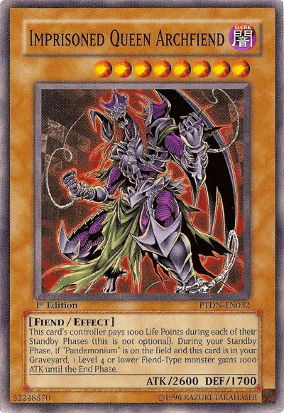 Imprisoned Queen Archfiend [PTDN-EN032] Common - Doe's Cards