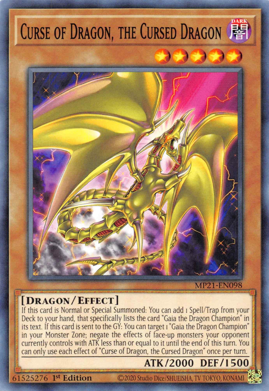 Curse of Dragon, the Cursed Dragon [MP21-EN098] Common - Doe's Cards