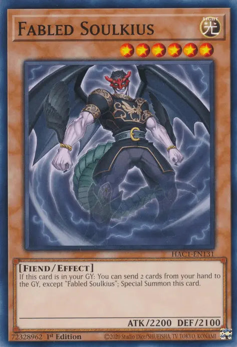 Fabled Soulkius [HAC1-EN131] Common - Doe's Cards