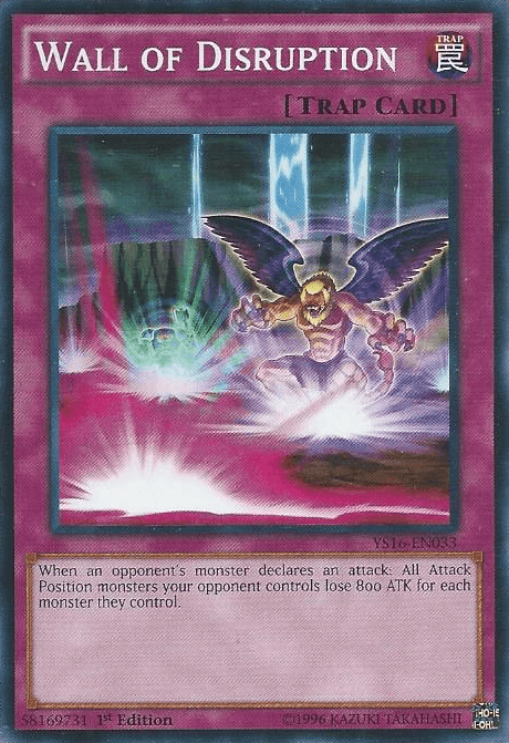 Wall of Disruption [YS16-EN033] Common - Doe's Cards