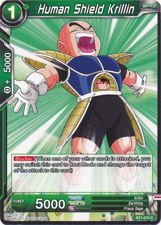 Human Shield Krillin (BT1-072) [Galactic Battle] - Doe's Cards