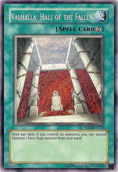 Valhalla, Hall of the Fallen [PP02-EN020] Secret Rare - Doe's Cards