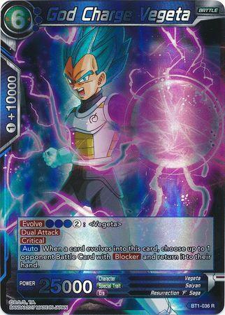 God Charge Vegeta (BT1-036) [Galactic Battle] - Doe's Cards