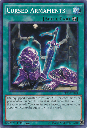 Cursed Armaments [BP03-EN169] Common - Doe's Cards