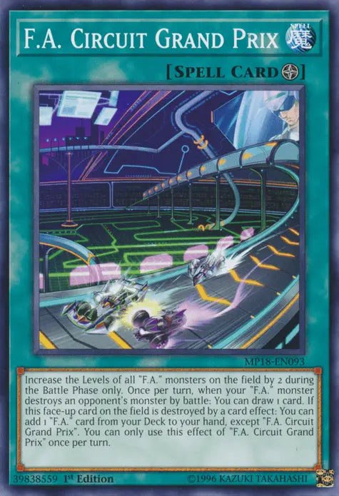 F.A. Circuit Grand Prix [MP18-EN093] Common - Doe's Cards