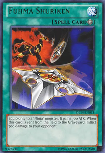 Fuhma Shuriken (Green) [DL14-EN011] Rare - Doe's Cards
