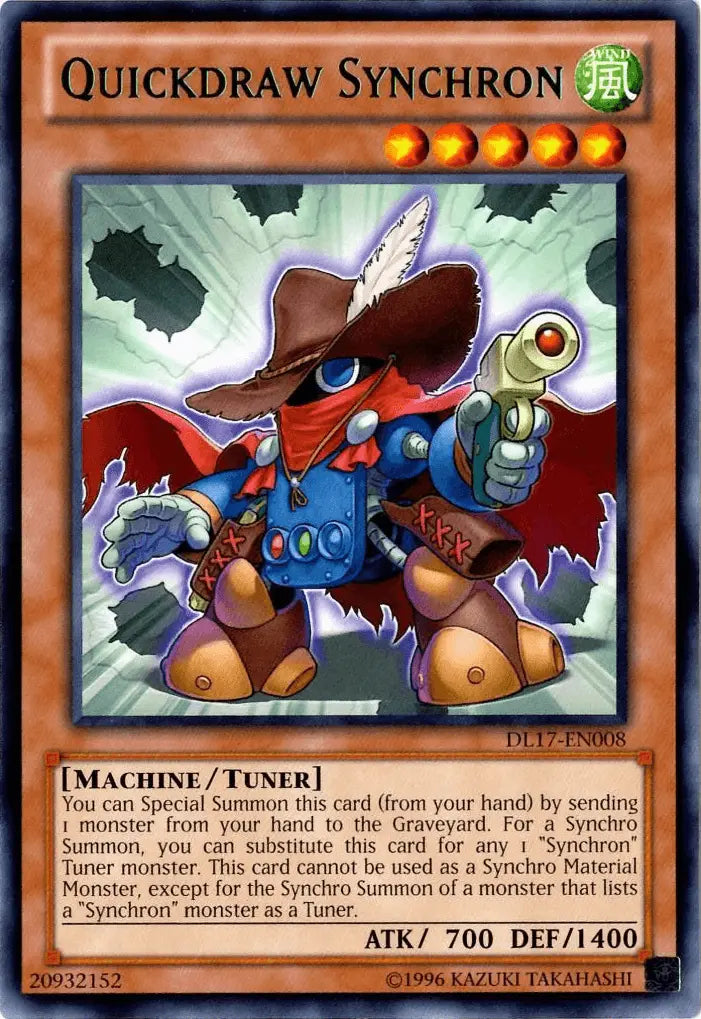 Quickdraw Synchron (Green) [DL17-EN008] Rare - Doe's Cards