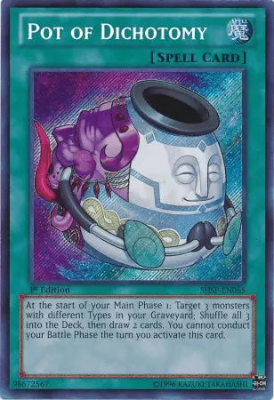 Pot of Dichotomy [SHSP-EN065] Secret Rare - Doe's Cards
