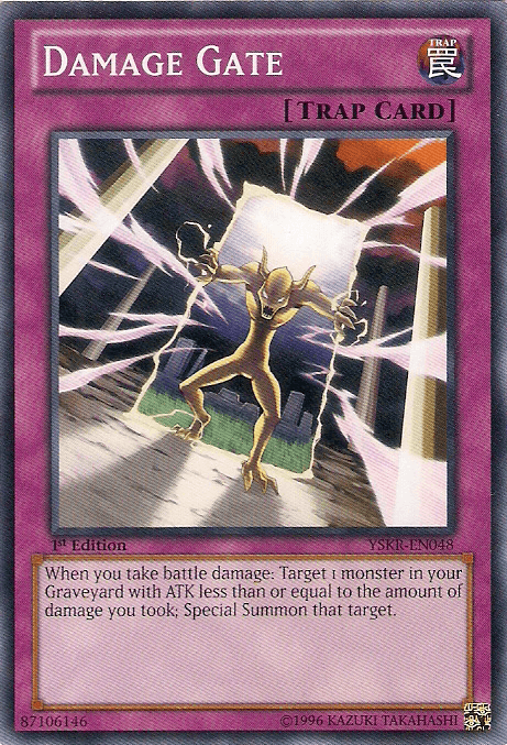 Damage Gate [YSKR-EN048] Common - Doe's Cards