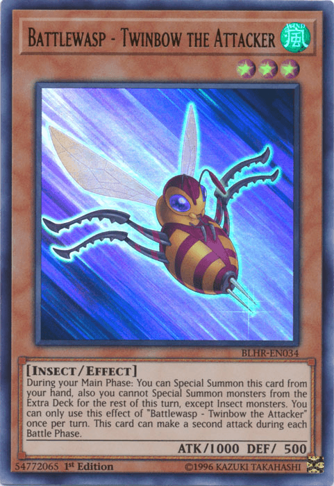 Battlewasp - Twinbow the Attacker [BLHR-EN034] Ultra Rare - Doe's Cards