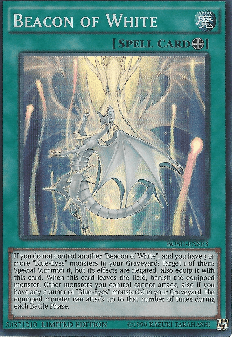 Beacon of White [BOSH-ENSE3] Super Rare - Doe's Cards