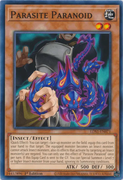 Parasite Paranoid [LDS1-EN071] Common - Doe's Cards