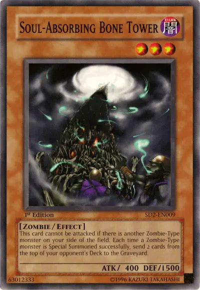 Soul-Absorbing Bone Tower [SD2-EN009] Common - Doe's Cards