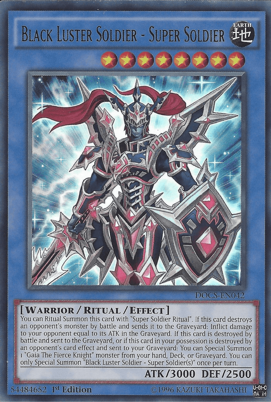 Black Luster Soldier - Super Soldier [DOCS-EN042] Ultra Rare - Doe's Cards