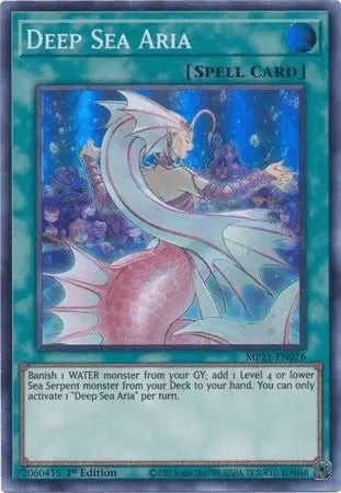 Deep Sea Aria [MP21-EN076] Super Rare - Doe's Cards