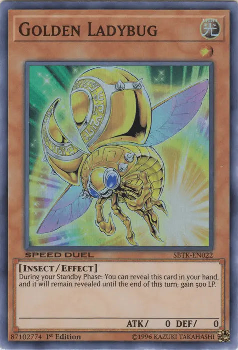 Golden Ladybug [SBTK-EN022] Super Rare - Doe's Cards