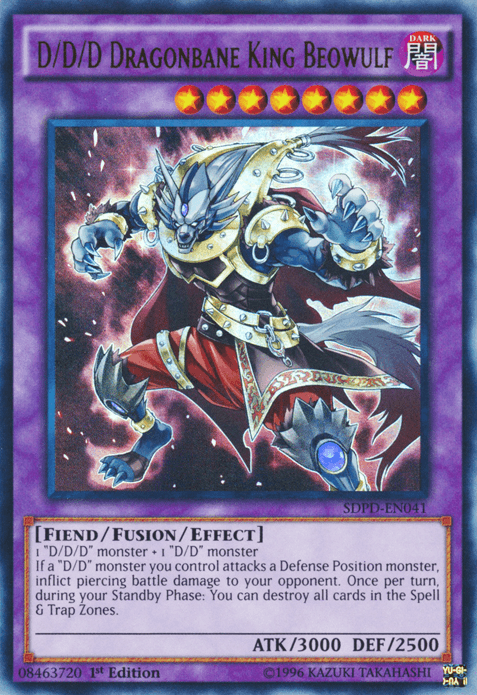 D/D/D Dragonbane King Beowulf [SDPD-EN041] Ultra Rare - Doe's Cards