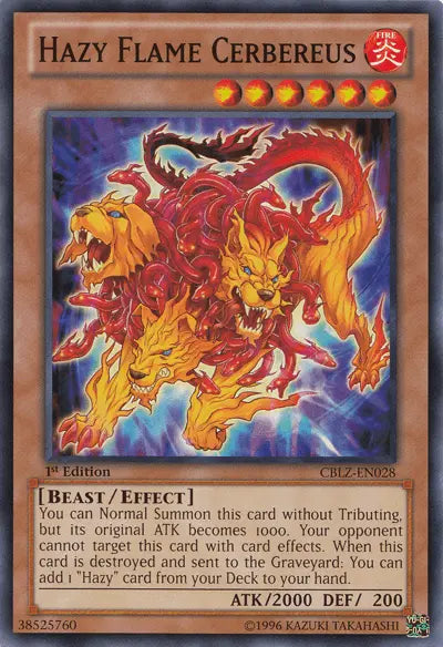 Hazy Flame Cerbereus [CBLZ-EN028] Common - Doe's Cards