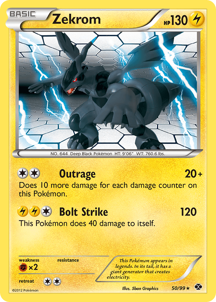 Zekrom (50/99) [Black & White: Next Destinies] - Doe's Cards