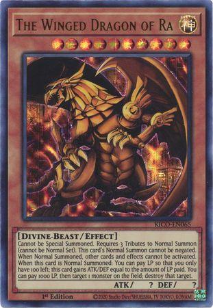 The Winged Dragon of Ra (Ultra Pharaoh's Rare) [KICO-EN065] Ultra Pharaoh’s Rare - Doe's Cards