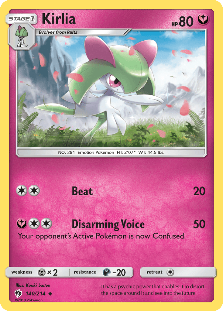 Kirlia (140/214) [Sun & Moon: Lost Thunder] - Doe's Cards