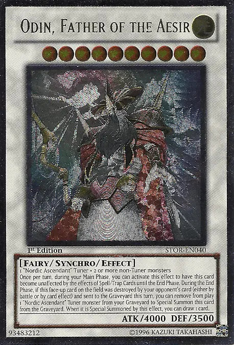 Odin, Father of the Aesir [STOR-EN040] Ultimate Rare - Doe's Cards