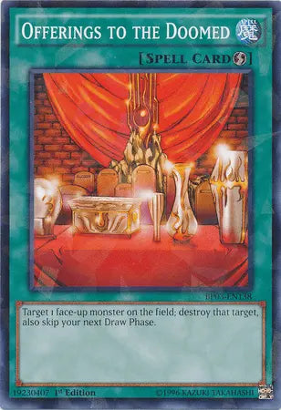Offerings to the Doomed [BP03-EN138] Shatterfoil Rare - Doe's Cards
