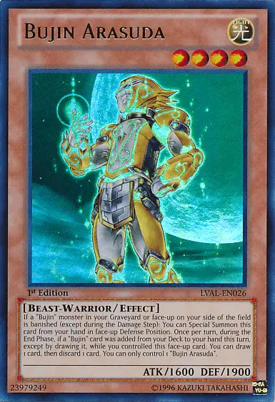 Bujin Arasuda [LVAL-EN026] Ultra Rare - Doe's Cards