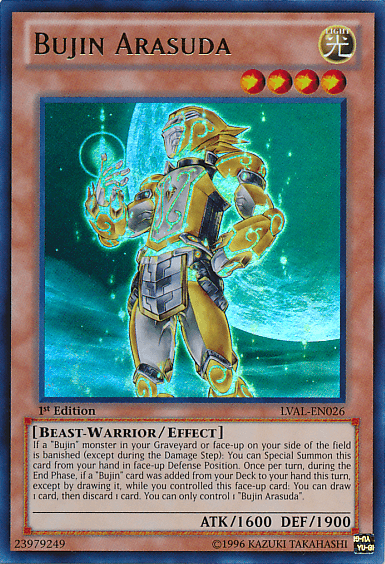 Bujin Arasuda [LVAL-EN026] Ultra Rare - Doe's Cards