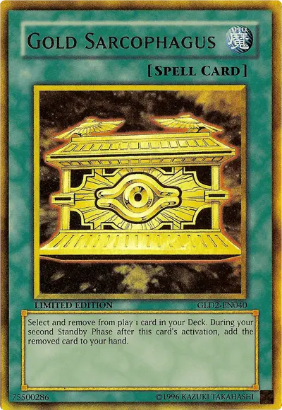 Gold Sarcophagus [GLD2-EN040] Gold Rare - Doe's Cards