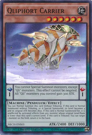 Qliphort Carrier (SE) [NECH-ENS03] Super Rare - Doe's Cards